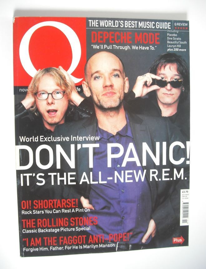 Q magazine - R.E.M. cover (November 1998)