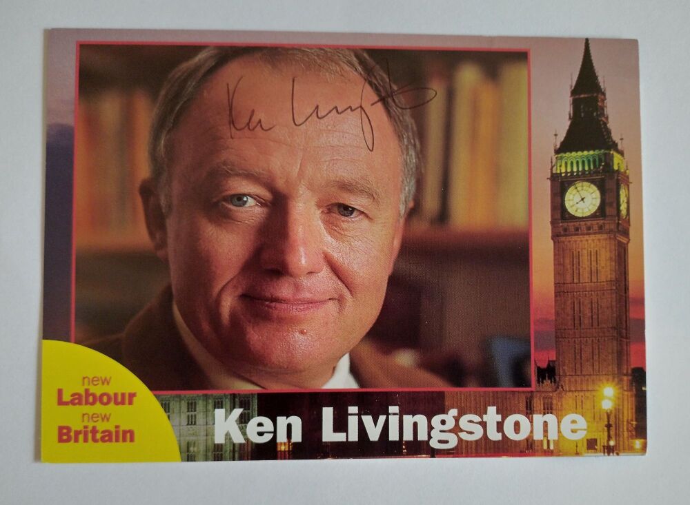 Ken Livingstone autograph (hand-signed photograph)