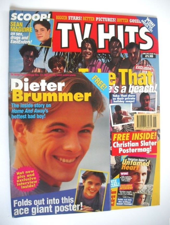 TV Hits magazine - June 1993 - Take That cover