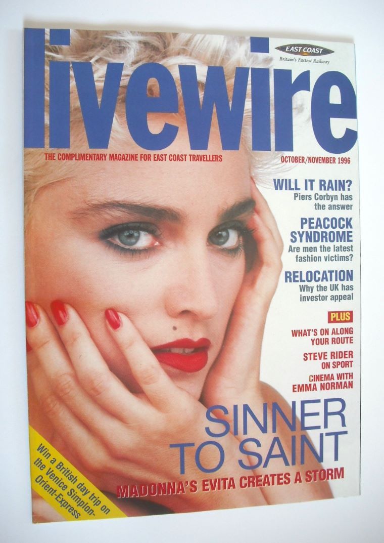 Livewire Magazine - Madonna cover (October/November 1996)