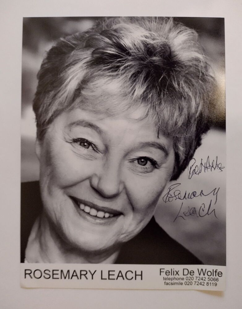 Rosemary Leach autograph (hand-signed photograph)