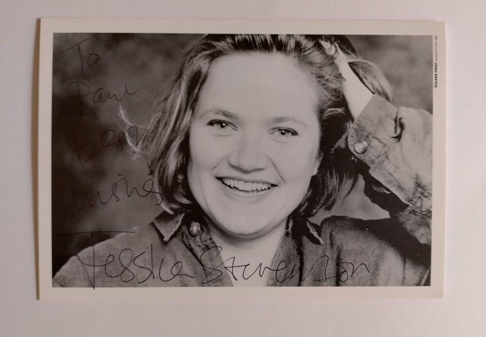 Jessica Stevenson autograph (hand-signed photograph)