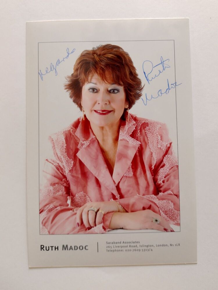Ruth Madoc autograph (hand-signed photograph)