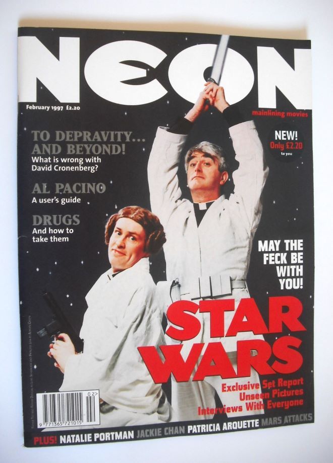 NEON magazine - Father Ted and Father Dougal cover (February 1997 - Issue 2)