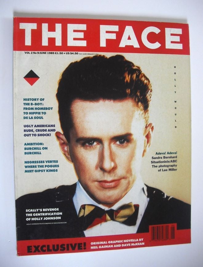 The Face magazine - Holly Johnson cover (June 1989 - Volume 2 No. 9)