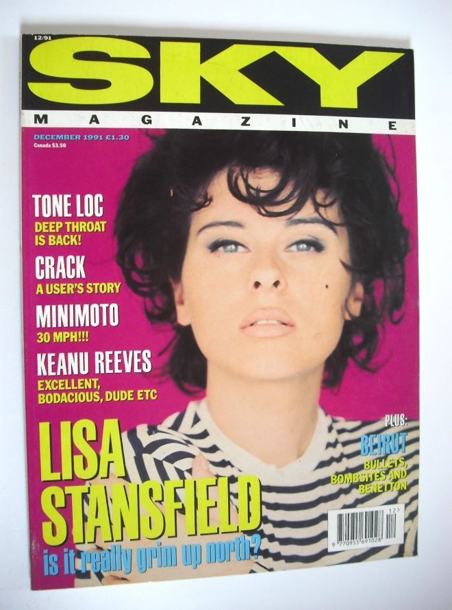 Sky magazine - Lisa Stansfield cover (December 1991)