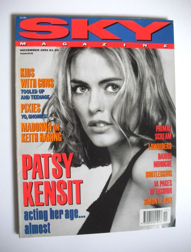Sky magazine - Patsy Kensit cover (November 1991)