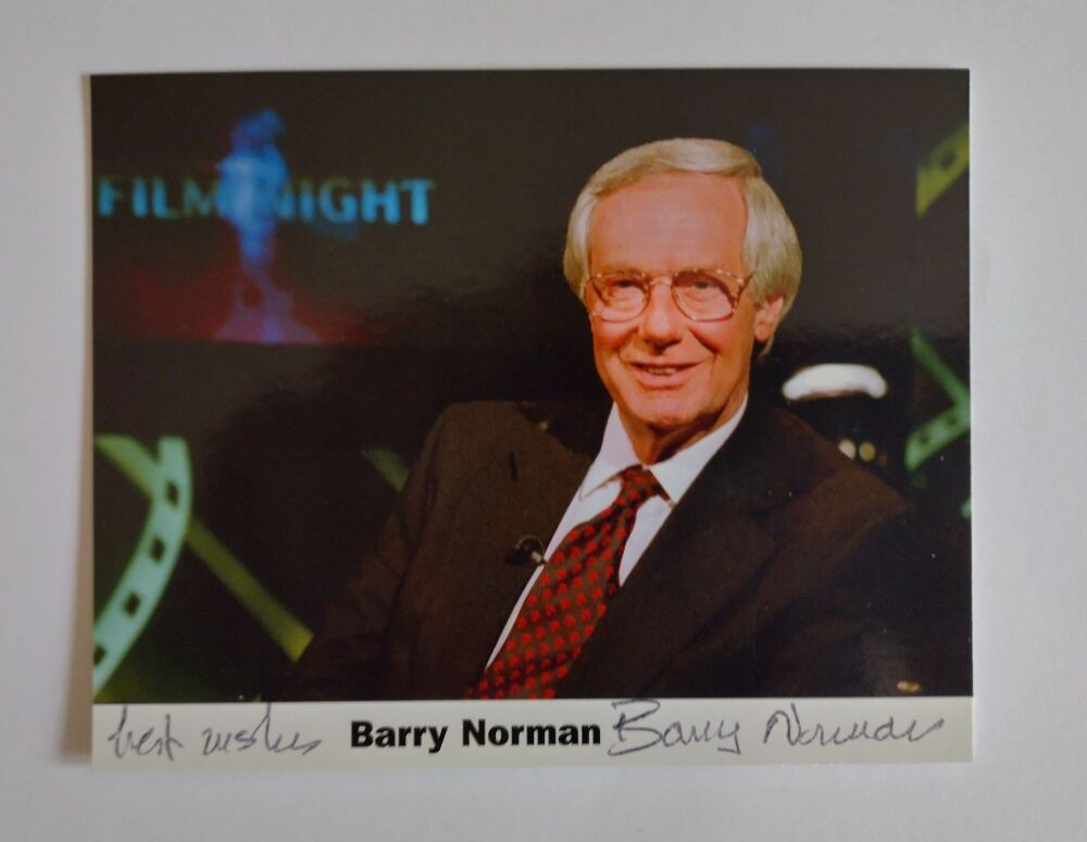 Barry Norman autograph (hand-signed photograph)