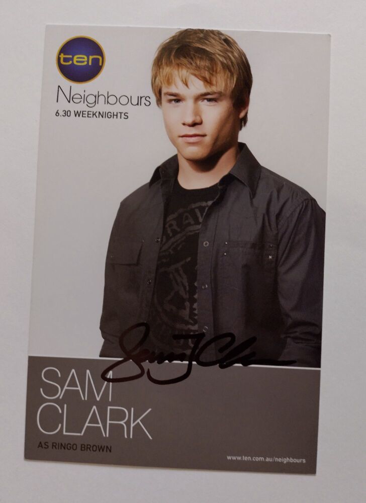 Sam Clark autograph (hand-signed photograph)