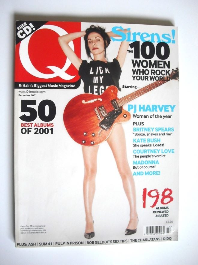 Q magazine - PJ Harvey cover (December 2001)