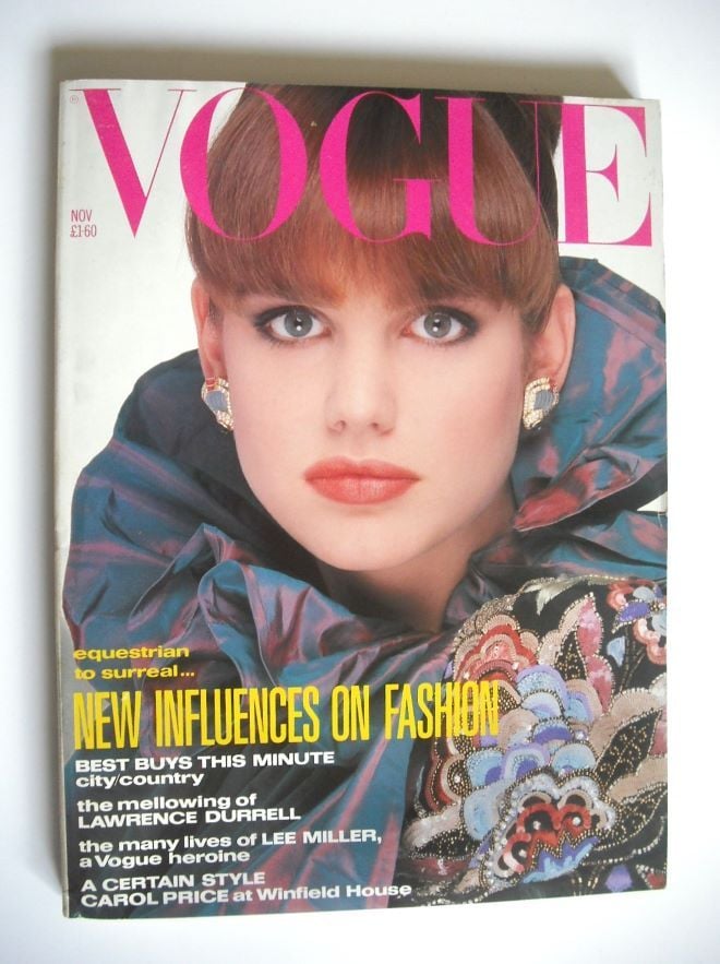 British Vogue magazine - November 1985 (Vintage Issue)
