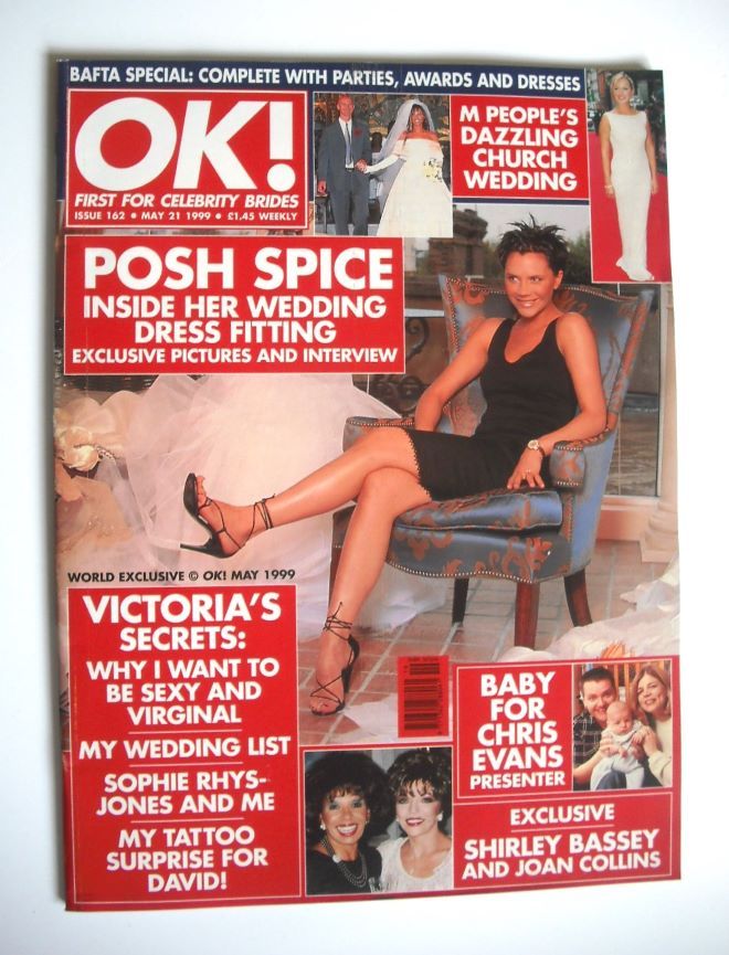 OK! magazine - Victoria Adams cover (21 May 1999 - Issue 162)