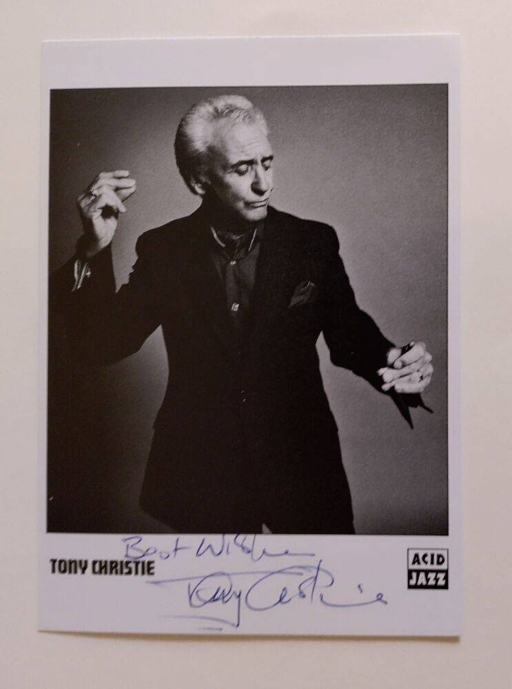Tony Christie autograph (hand-signed photograph)