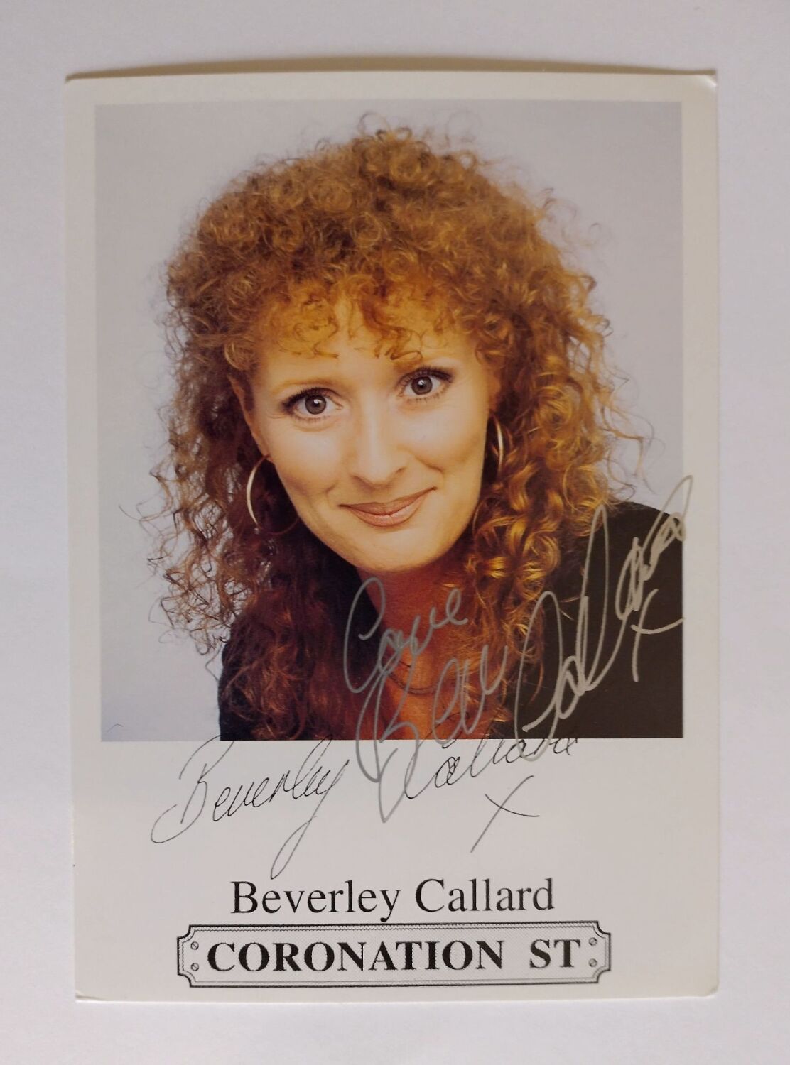 Beverley Callard autograph (hand-signed photograph)