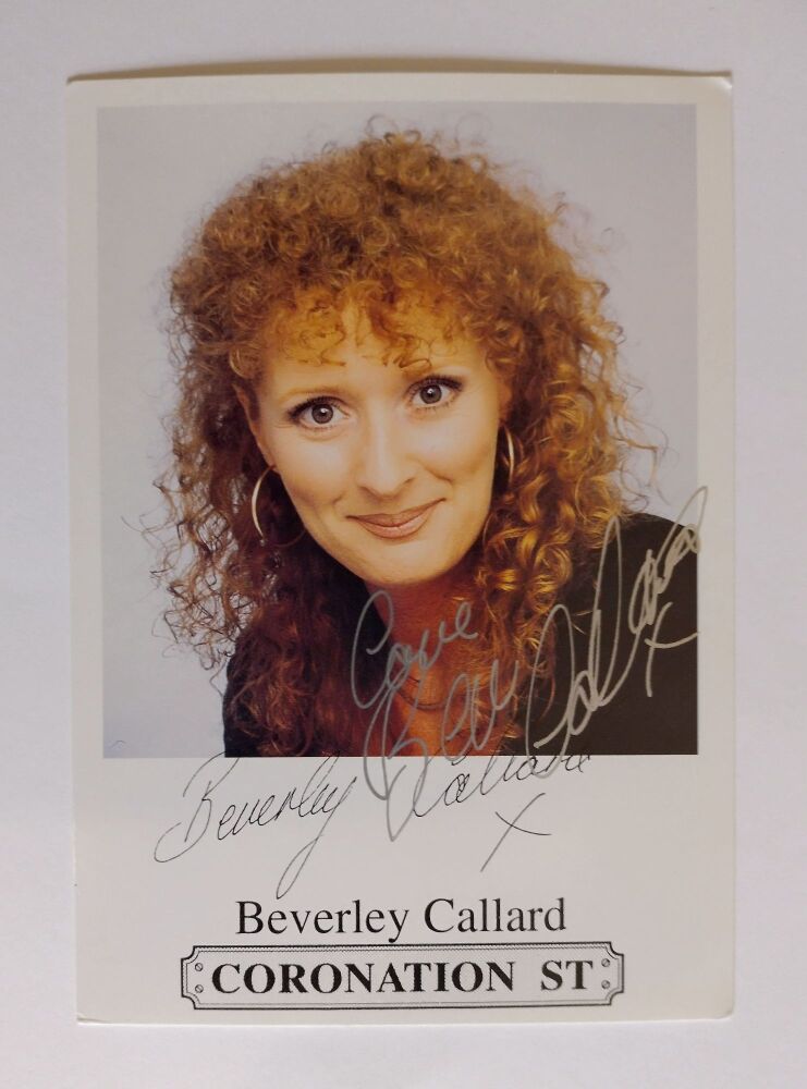 Beverley Callard autograph (hand-signed photograph)