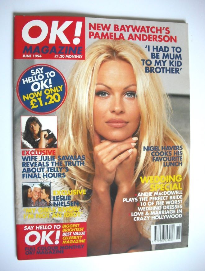 OK! magazine - Pamela Anderson cover (June 1994)