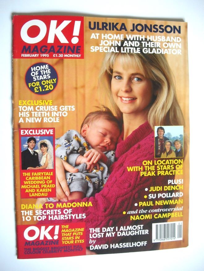 OK! magazine - Ulrika Jonsson cover (February 1995)