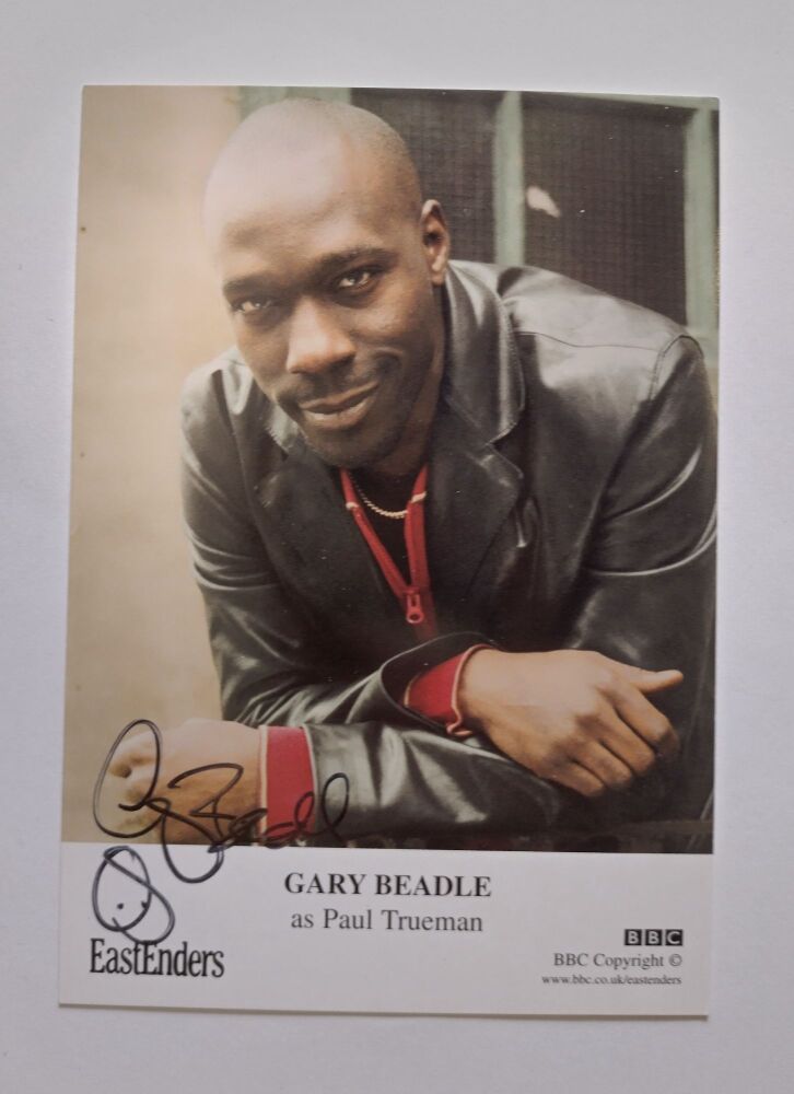 Gary Beadle autograph (hand-signed EastEnders cast card)