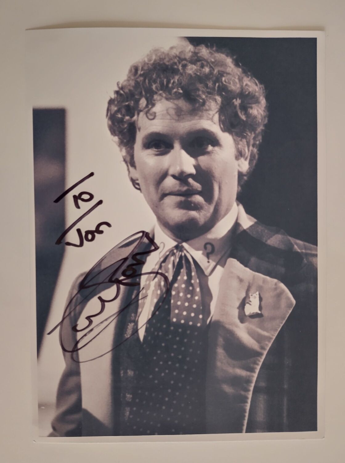 Colin Baker autograph (hand-signed photograph)