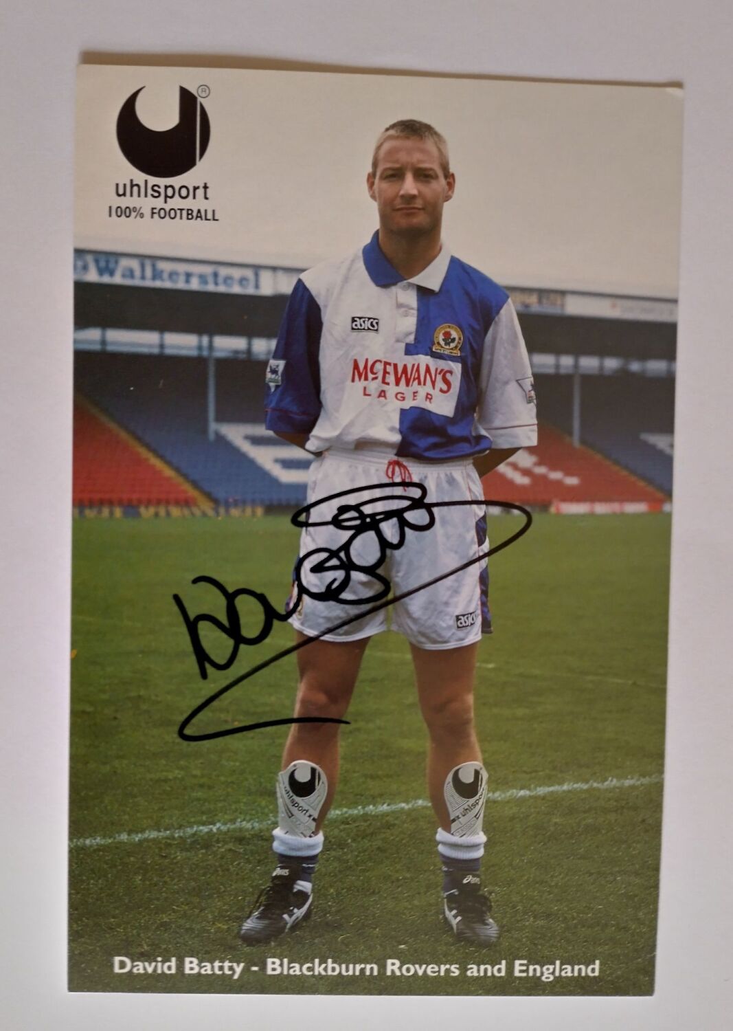David Batty autograph (hand-signed photograph)