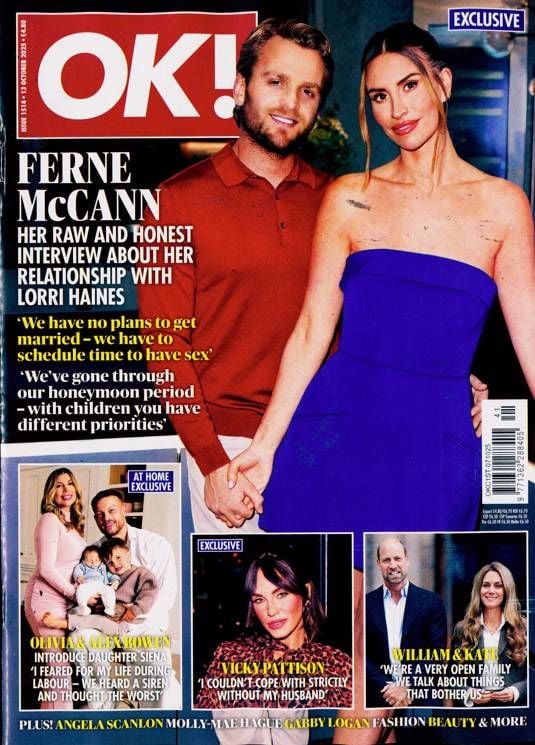 OK! magazine - Ferne McCann cover (13 October 2025 - Issue 1514)