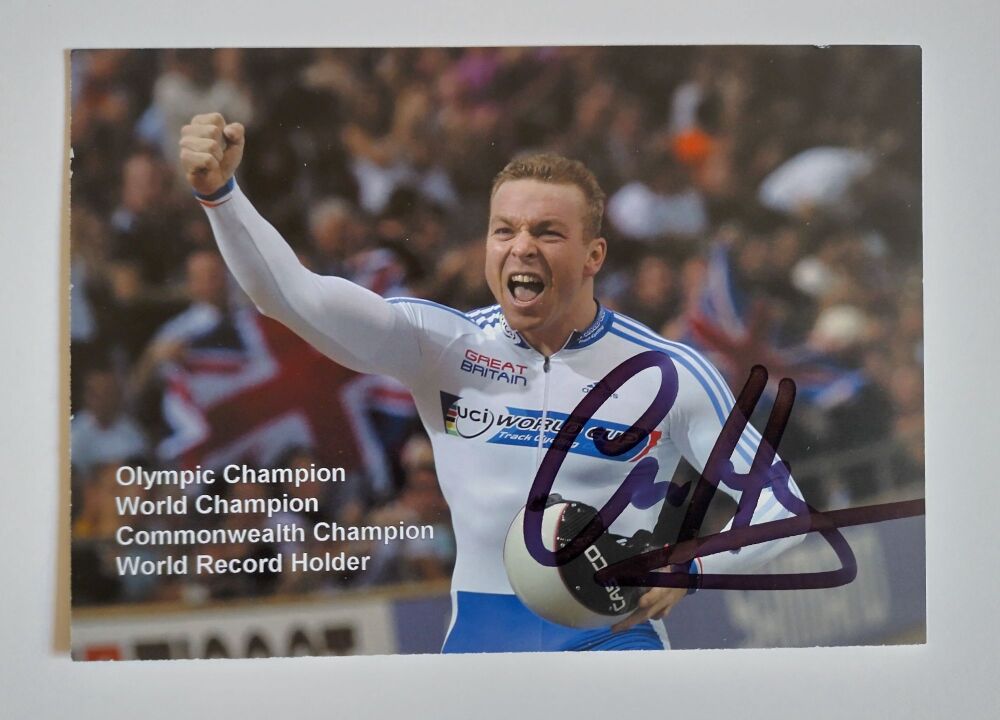 Chris Hoy autograph (hand-signed photograph)