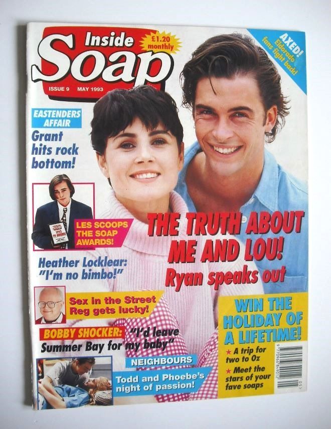 Inside Soap magazine - Alistair McDougall and Dee Smart cover (May 1993)