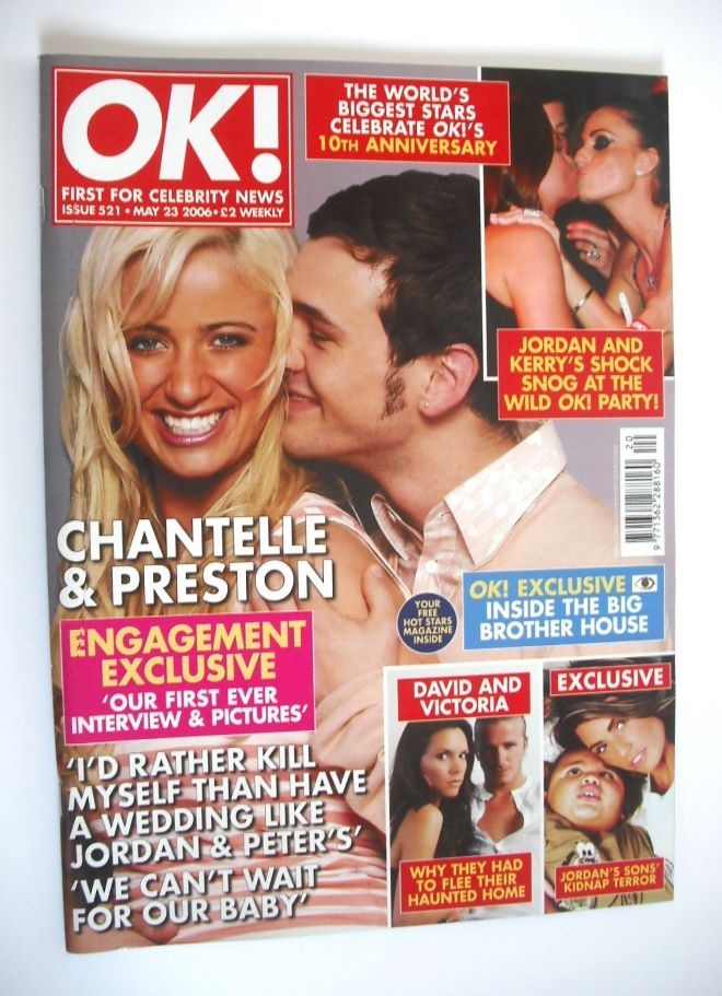 <!--2006-05-23-->OK! magazine - Chantelle Houghton and Preston cover (23 Ma