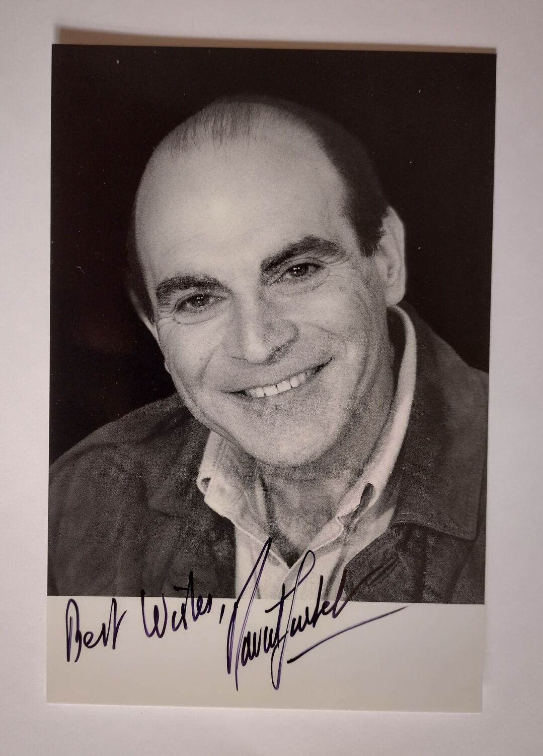 David Suchet autograph (hand-signed photograph)