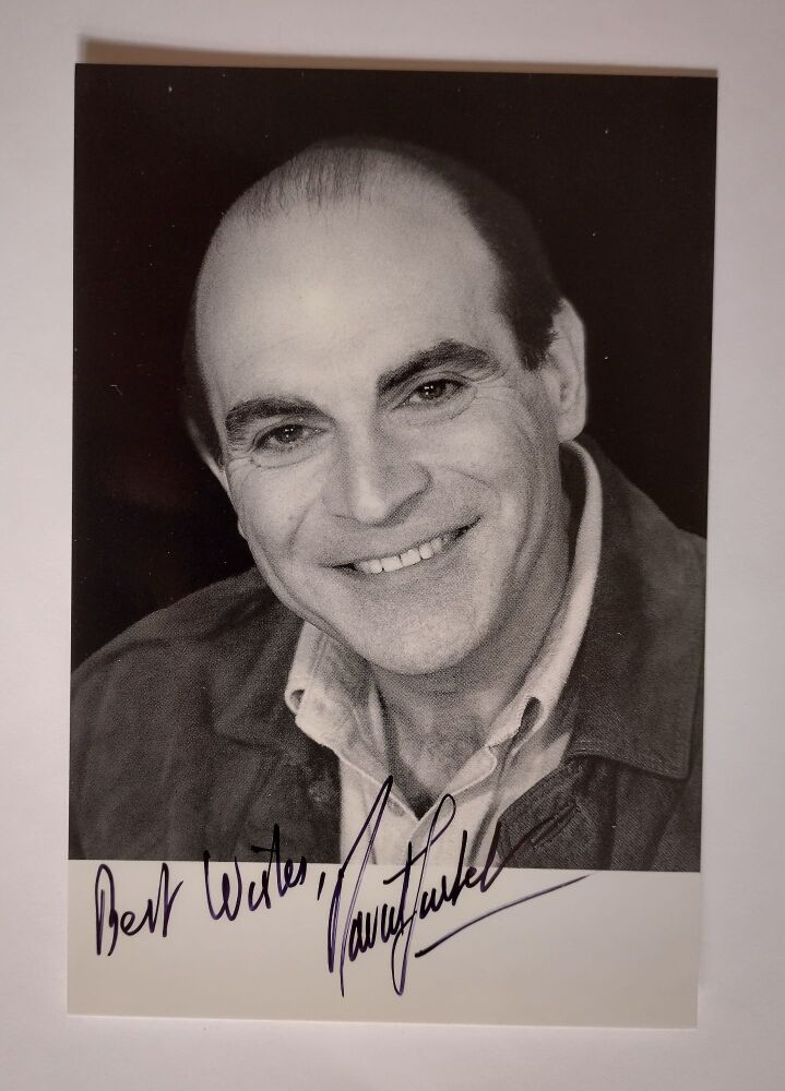David Suchet autograph (hand-signed photograph)