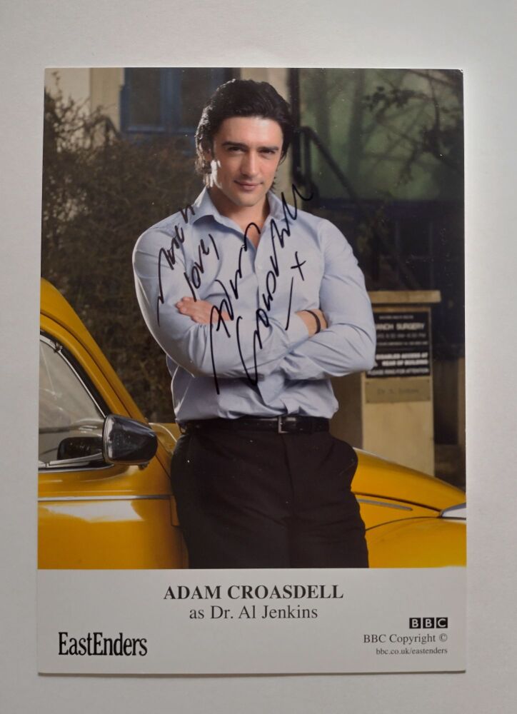 Adam Croasdell autograph (hand-signed EastEnders cast card)