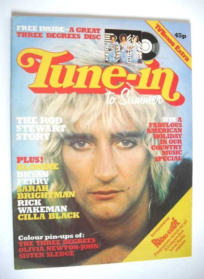 Tune-In magazine - Rod Stewart cover (Summer 1979)