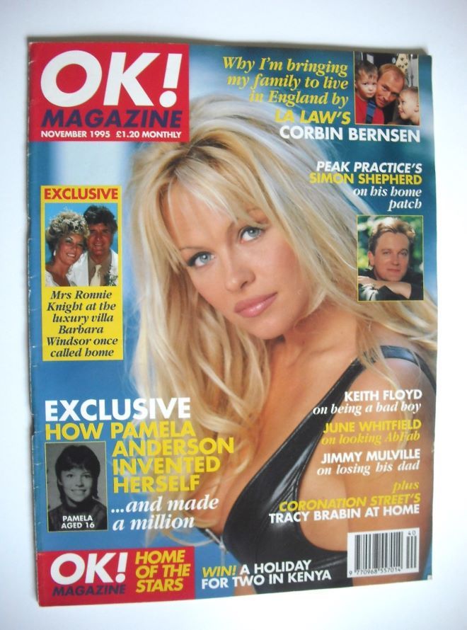 OK! magazine - Pamela Anderson cover (November 1995)