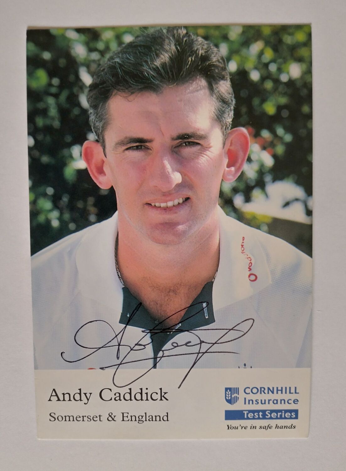 Andy Caddick autograph (hand-signed photograph)