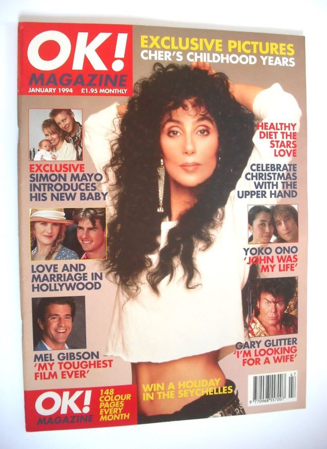 OK! magazine - Cher cover (January 1994)