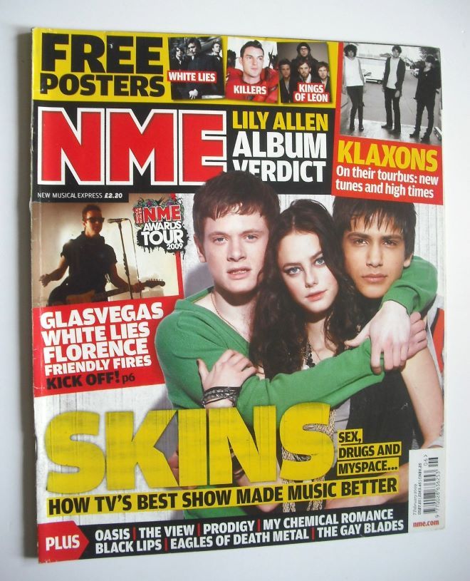 NME magazine - Skins cover (7 February 2009)