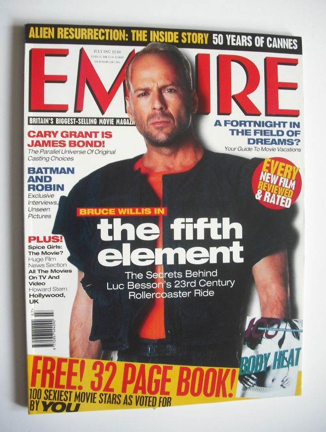 Empire magazine - Bruce Willis cover (July 1997 - Issue 97)
