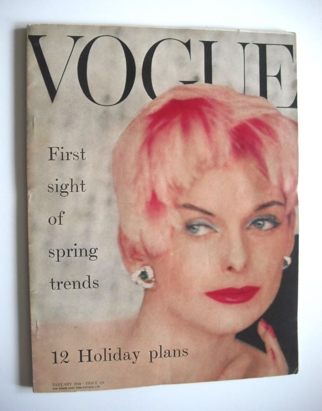 <!--1956-01-->British Vogue magazine - January 1956 (Vintage Issue)