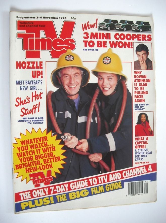 TV Times magazine - James Hazeldine and Samantha Beckinsale cover (3-9 November 1990)