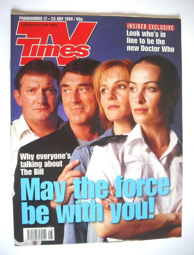 TV Times magazine - The Bill cover (17-23 July 1999)