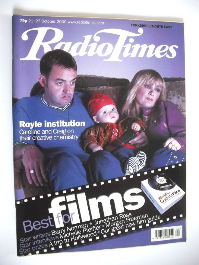 Radio Times magazine - Craig Cash and Caroline Aherne cover (21-27 October 2000)