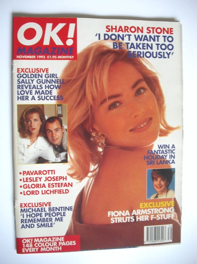OK! magazine - Sharon Stone cover (November 1993)