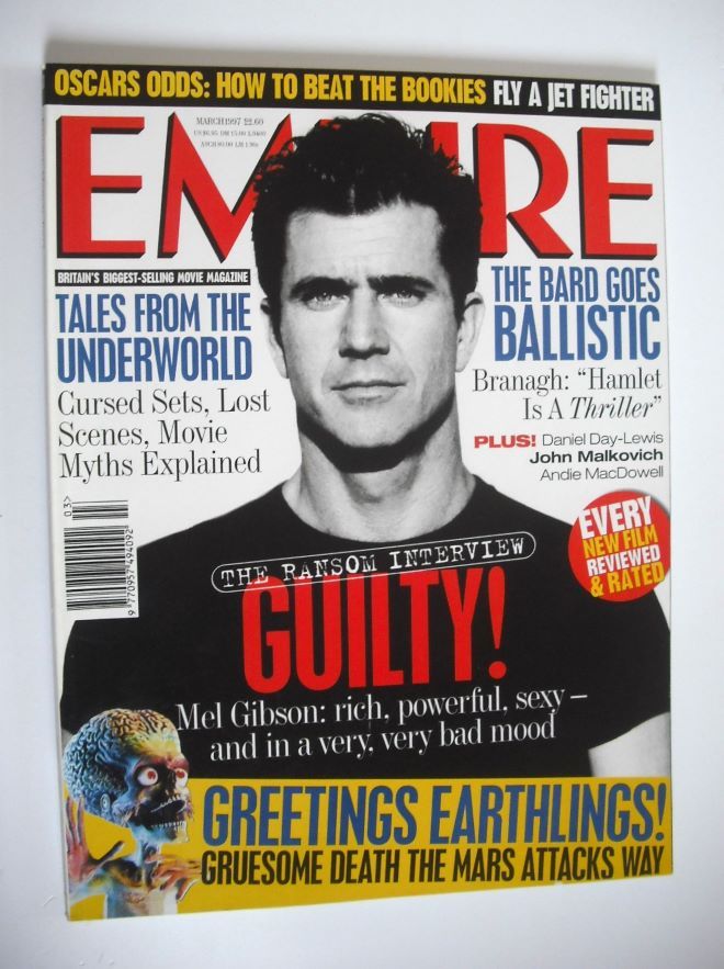 Empire magazine - Mel Gibson cover (March 1997 - Issue 93)