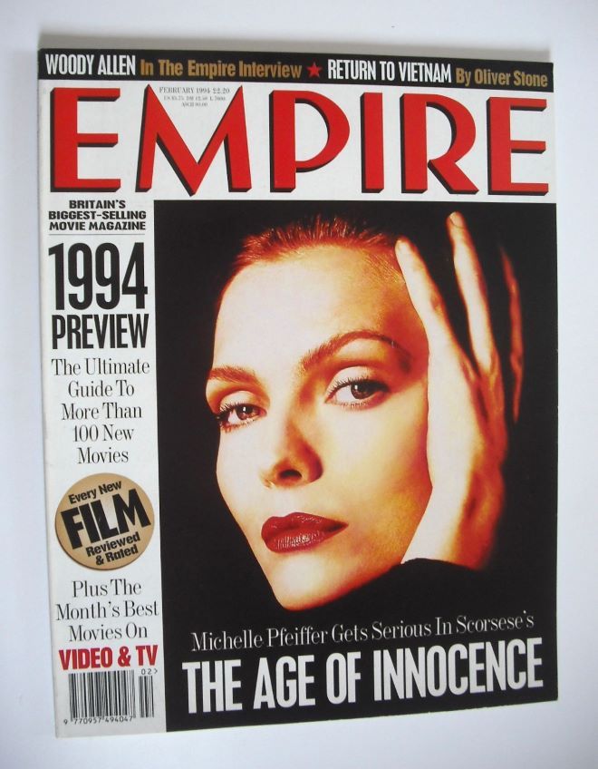 Empire magazine - Michelle Pfeiffer cover (February 1994 - Issue 56)
