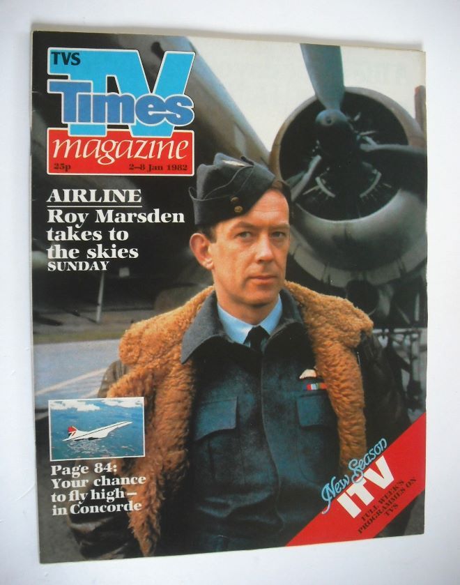 TV Times magazine - Roy Marsden cover (2-8 January 1982)