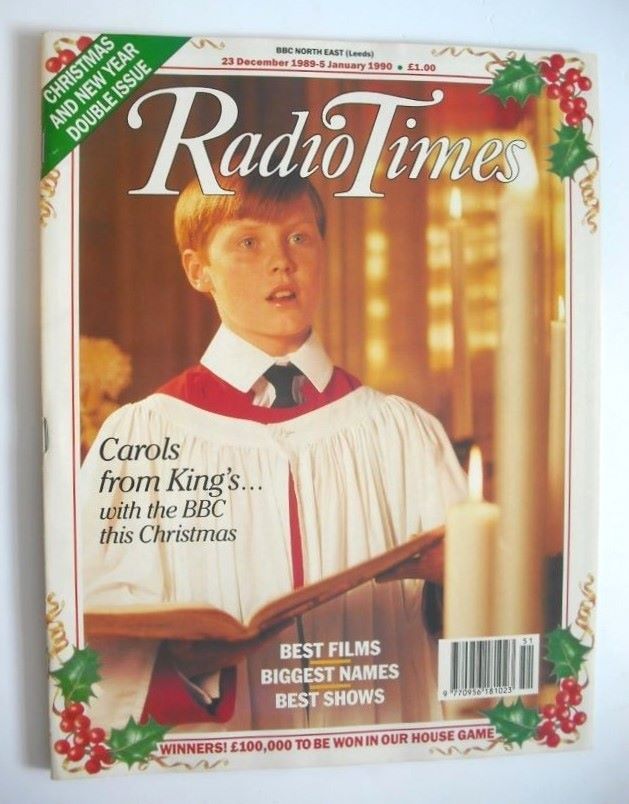 Radio Times magazine - Choirboy Christmas Issue (23 December 1989 - 5 January 1990)
