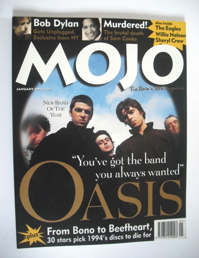<!--1995-01-->MOJO magazine - Oasis cover (January 1995 - Issue 14)