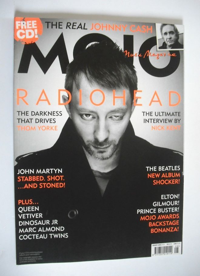 MOJO magazine - Thom Yorke cover (August 2006 - Issue 153)