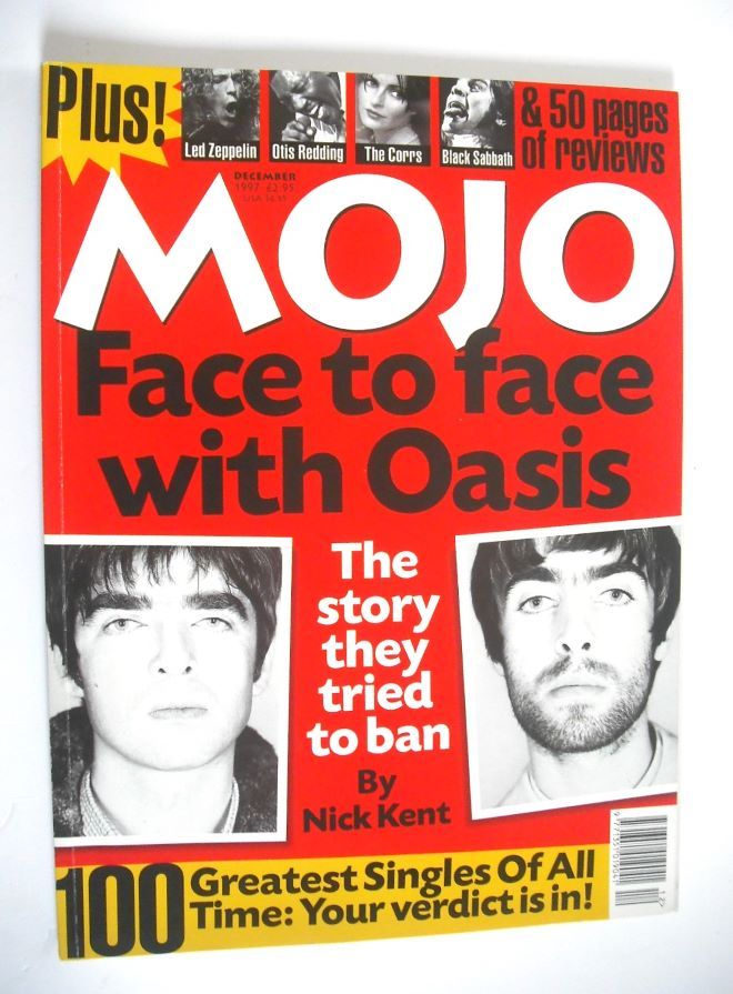 MOJO magazine - Oasis cover (December 1997 - Issue 49)