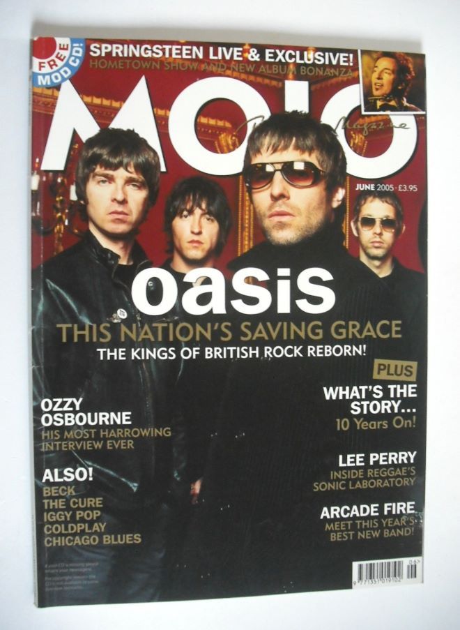 <!--2005-06-->MOJO magazine - Oasis cover (June 2005 - Issue 139)